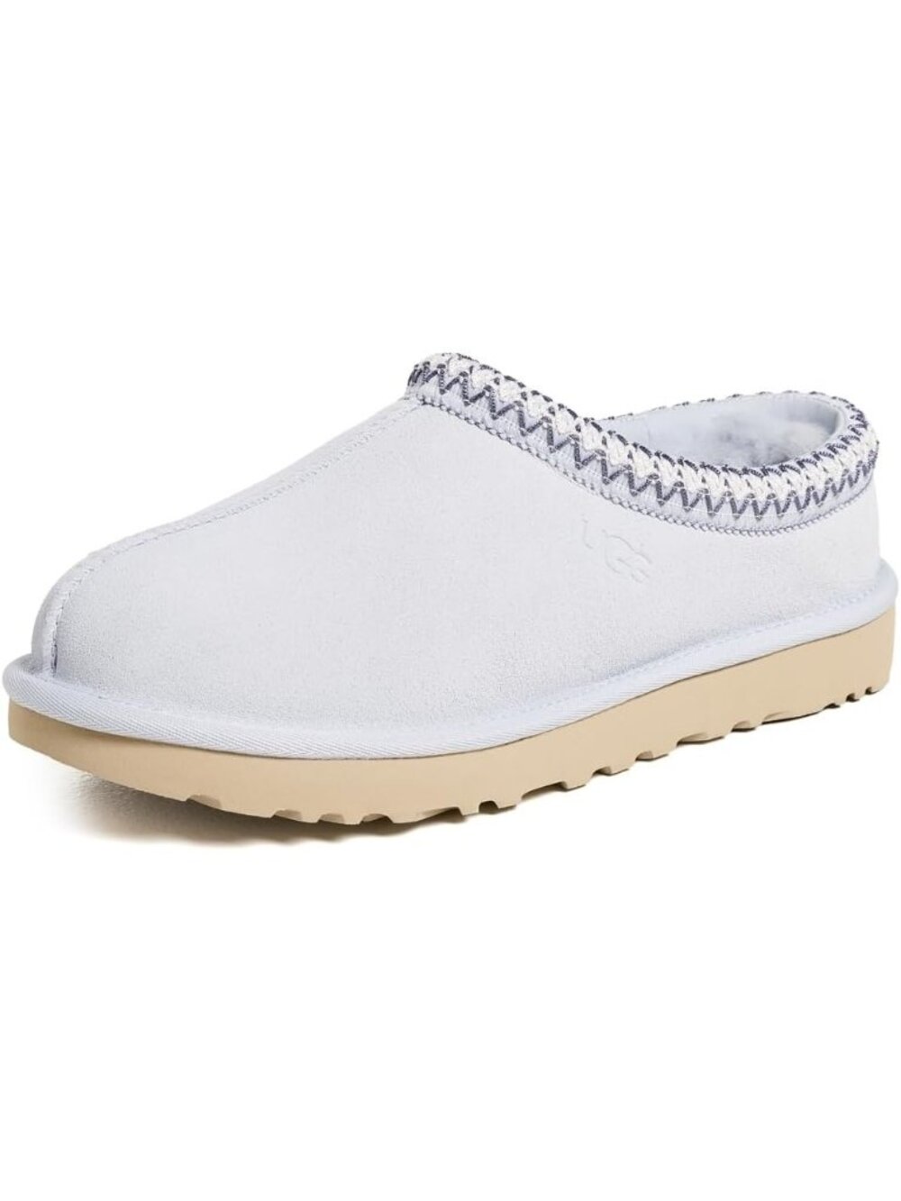 Womens Misty Wisteria Suede UGG Tasman II Slipper Heat Embossed Braided Slippers